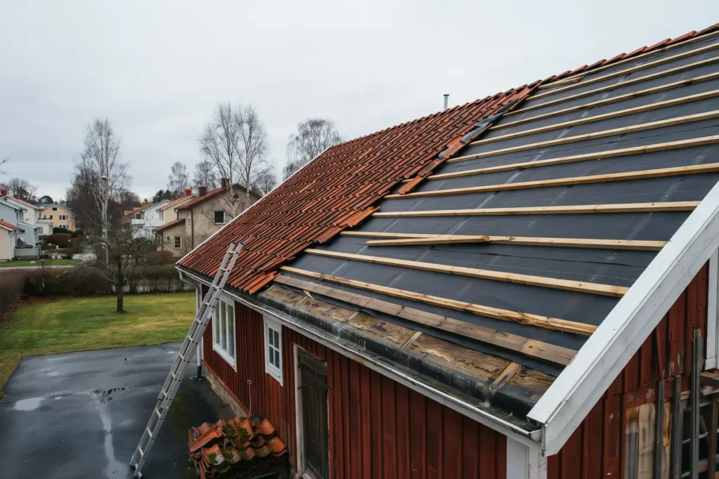 checklista inf r takbyte s bed mer du underlagspapp l kt och r spont innan arbetet b rjar
